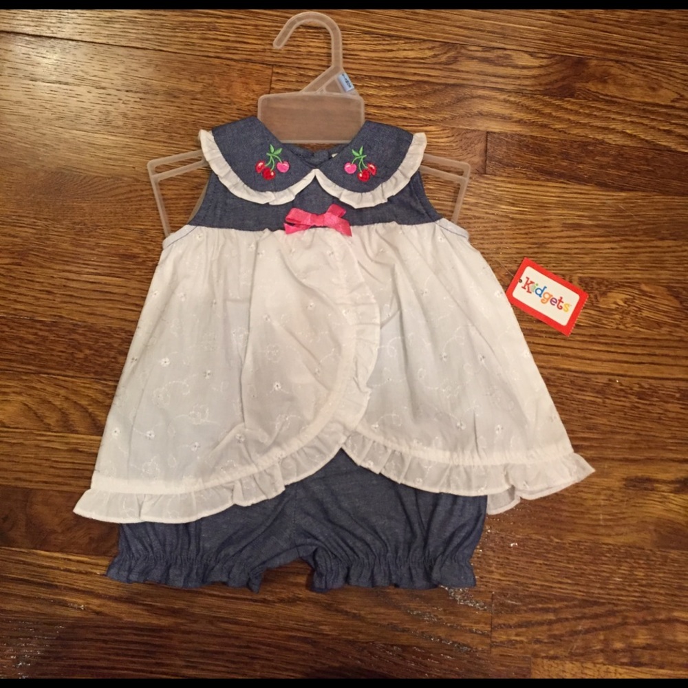 0/3 months Spring Summer 2piece girl set NWT