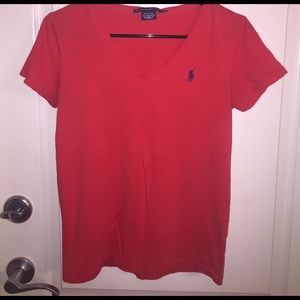 red ralph lauren sport tshirt size M