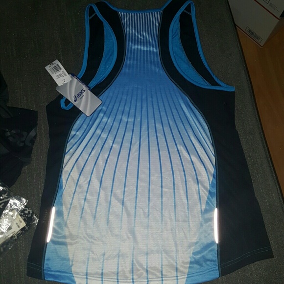 🆕 ASICS Kettei Printed Running Sleeveless Shirt - Picture 5 of 5
