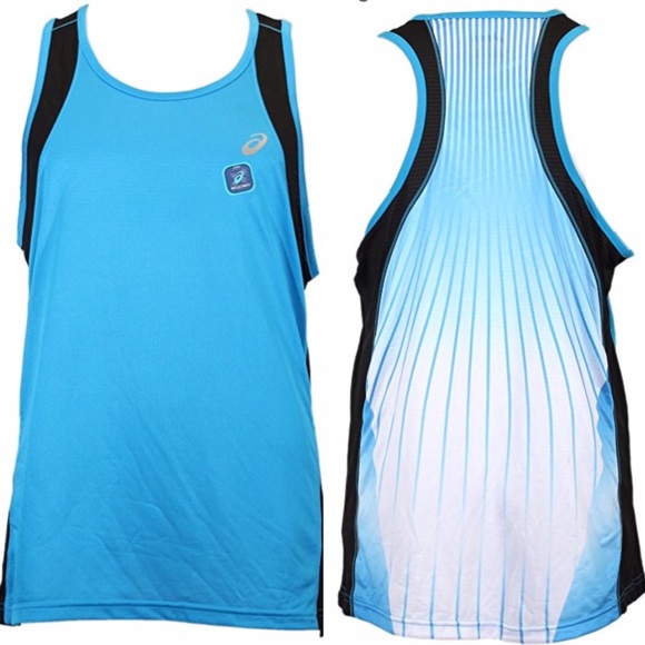 🆕 ASICS Kettei Printed Running Sleeveless Shirt - Picture 2 of 5