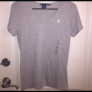 gray ralph lauren sport tshirt size M