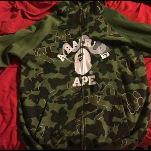 Bathing ape hoodie never worn
