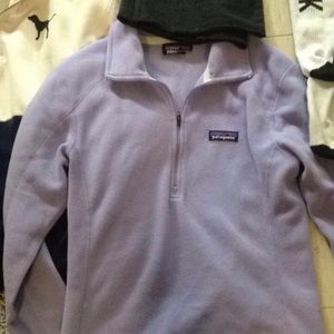 Purple Patagonia half zip