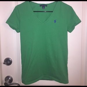 green ralph lauren sport tshirt size M