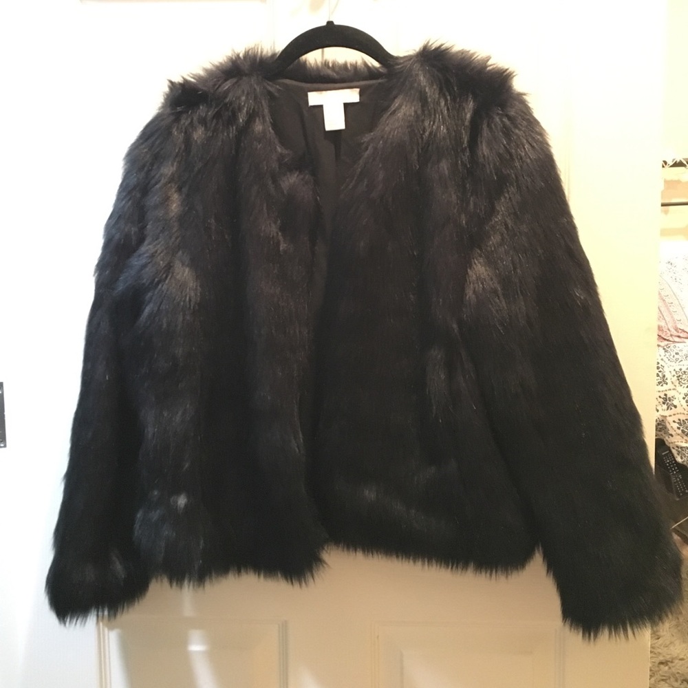 Black Fur jacket