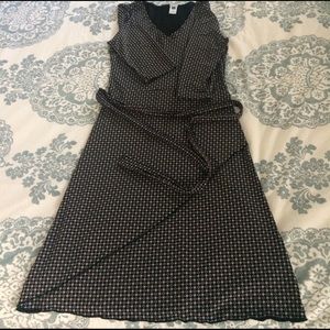 Black below the knee dress