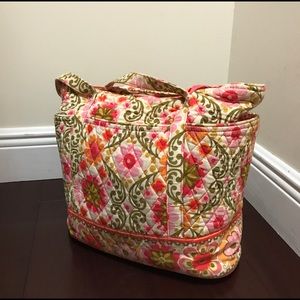 Vera Bradley Pink Orange Pattern Folkloric