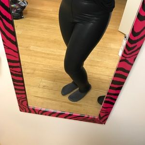 H&M Faux leather pants