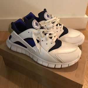 Nike Huarache Free 2012 White Navy