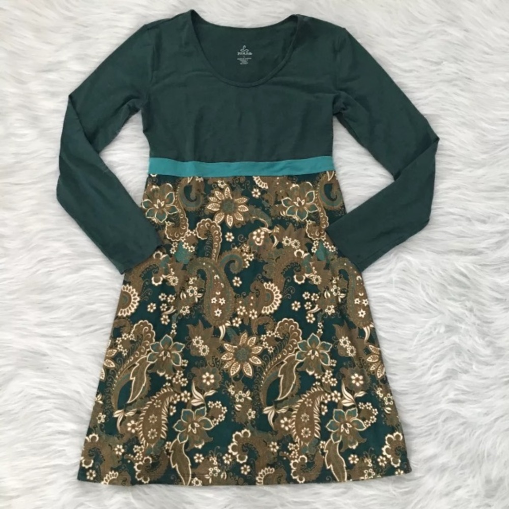 prAna paisley long sleeve dress!