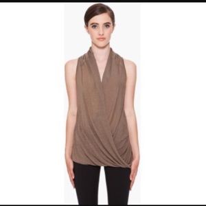 Helmut Lang wrap drape tank