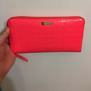 Authentic Kate Spade neon wallet