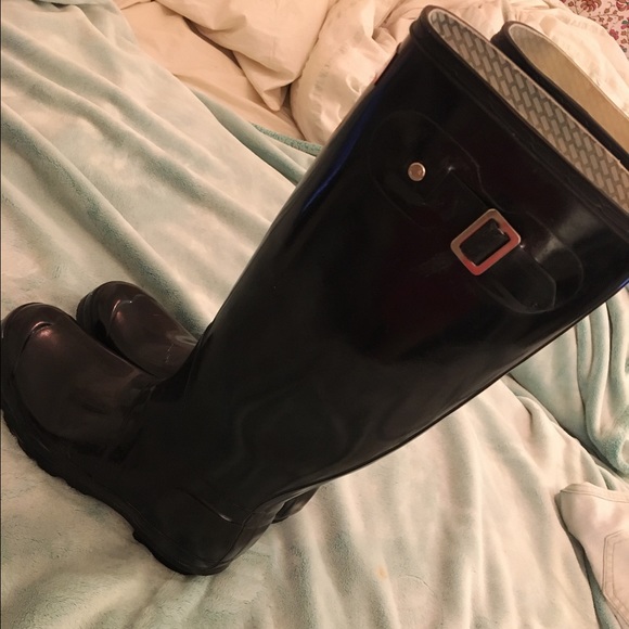 Hunter Rainboots- shiny black - Picture 3 of 3