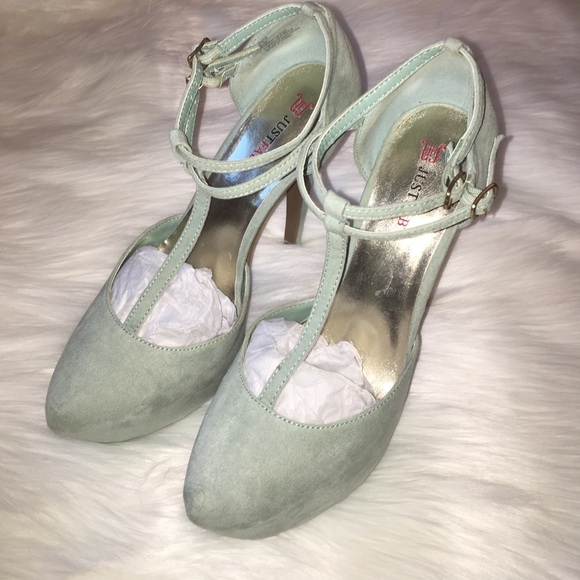 Mint "Lille" heels - Picture 2 of 3