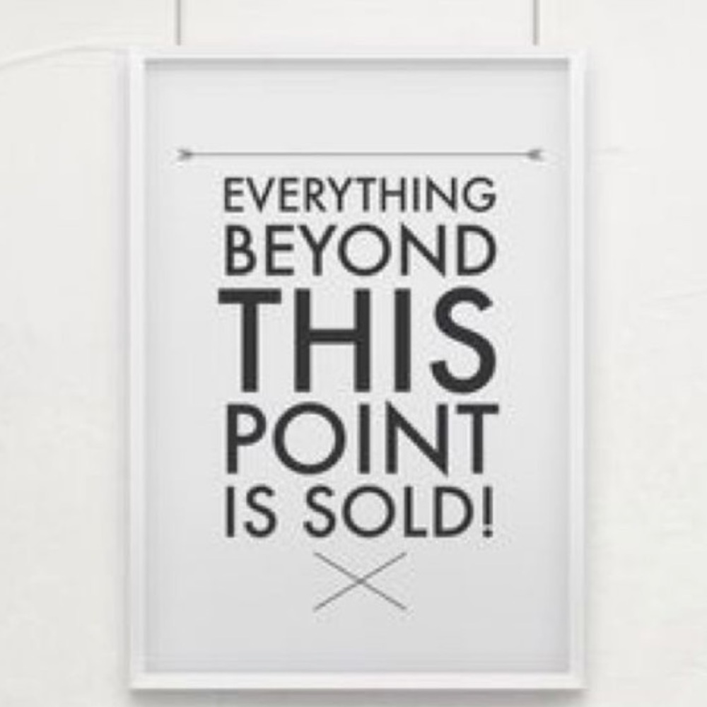 Everything beyond this post is sold.