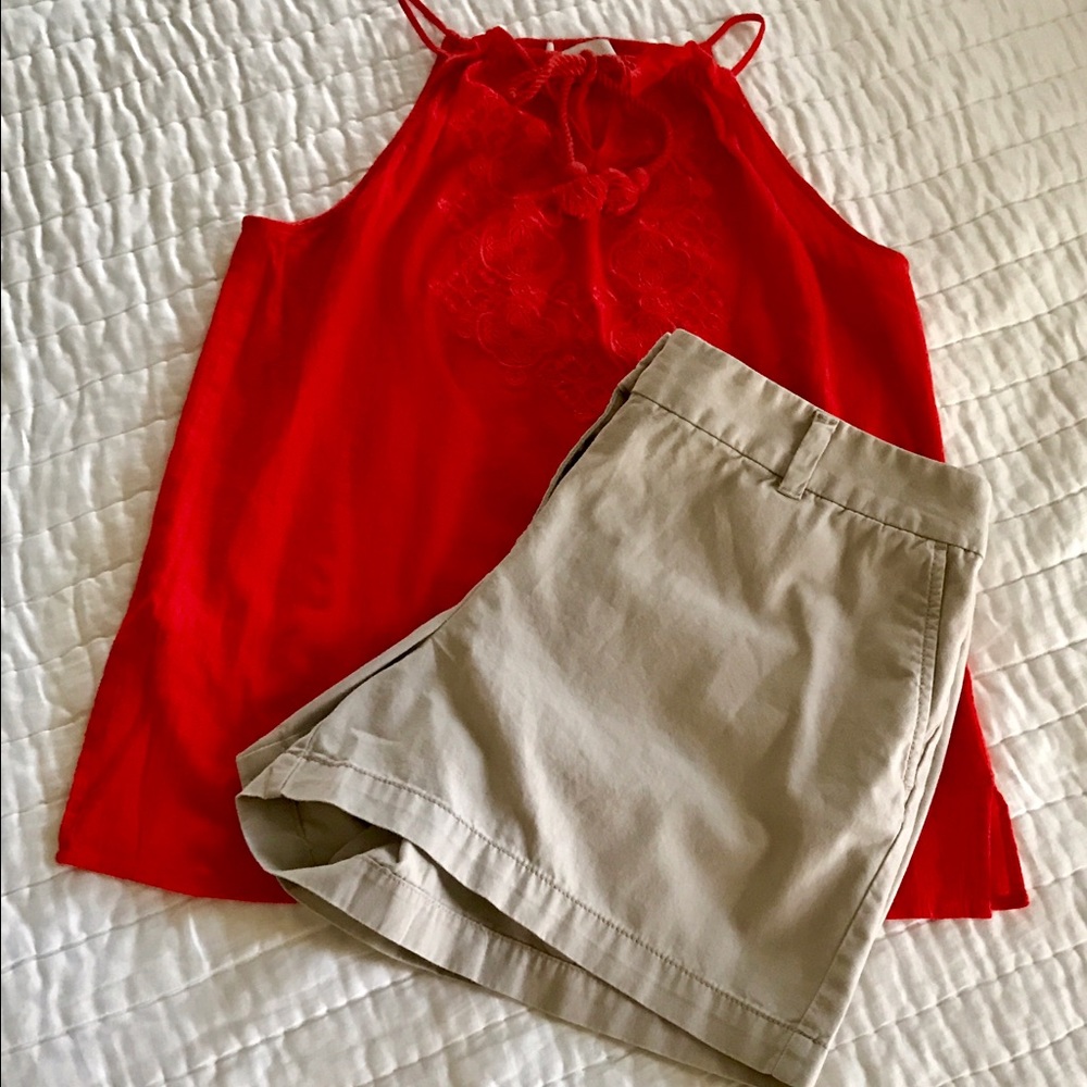 Khaki shorts
