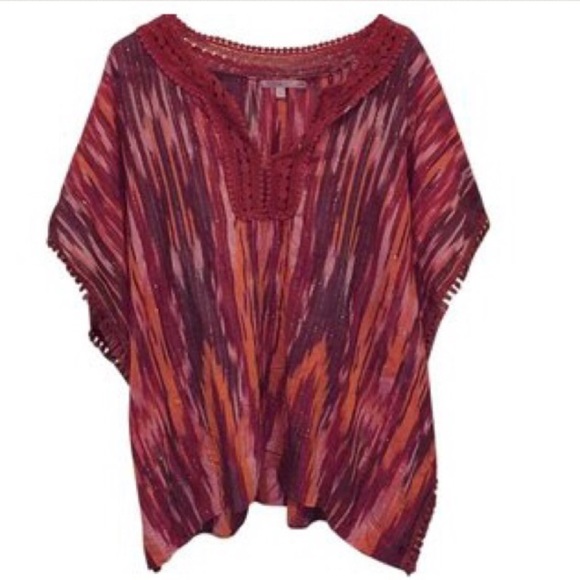 Calypso St. Barth's Linen Beach Poncho - Picture 2 of 6