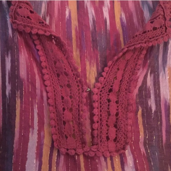 Calypso St. Barth's Linen Beach Poncho - Picture 3 of 6