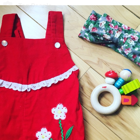 Retro Red Romper - Picture 2 of 4