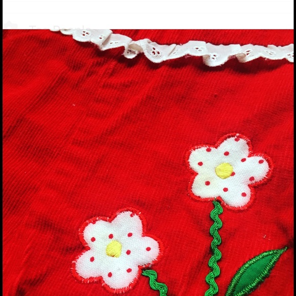 Retro Red Romper - Picture 3 of 4