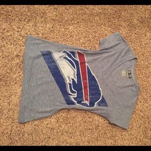 NFL Blue Buffalo Bill low cut shirt Sz Large