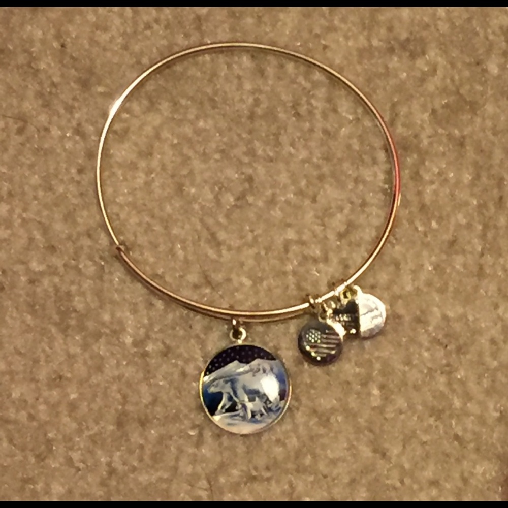Alex and Ani "Polar Bear" Bangle