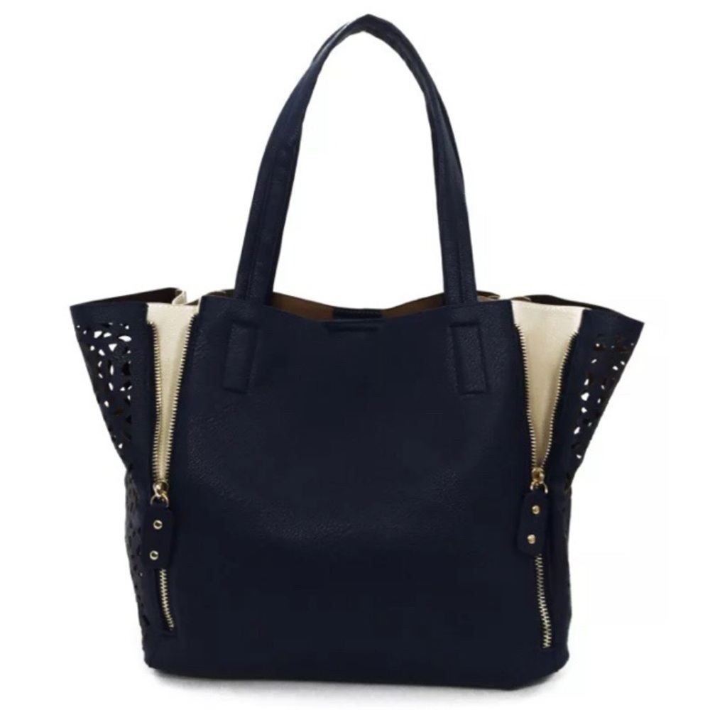 Navy Blue Tote