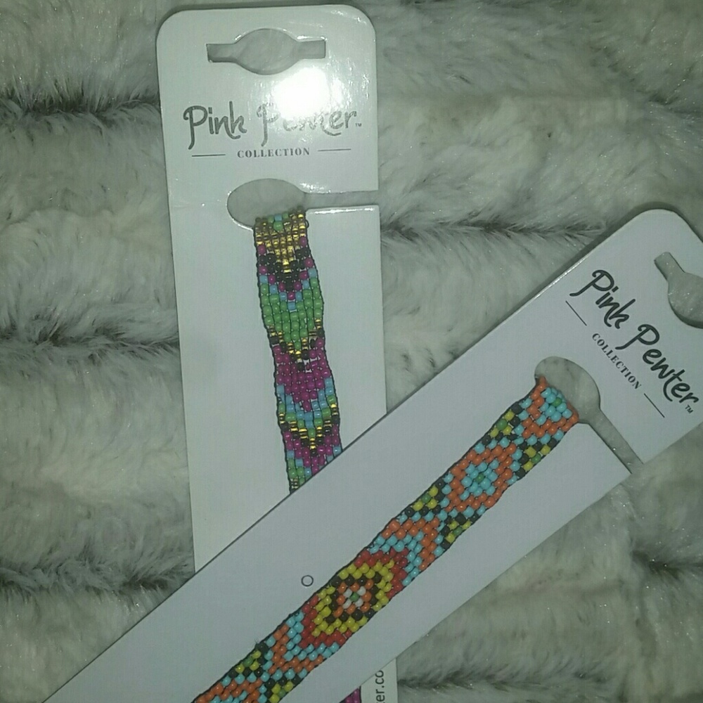 Pink Pewter Handmade Headbands!