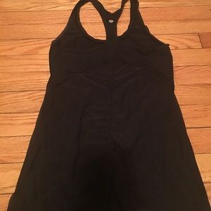 Black Mesh Back Lululemon Tank