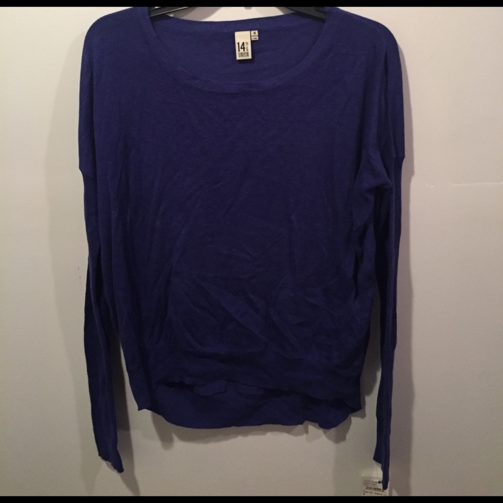 Nordstrom 14th & Union Blue Sweater size Medium