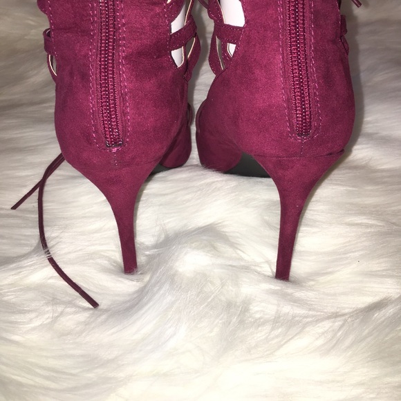 Wine "Stella" heel - Picture 3 of 3