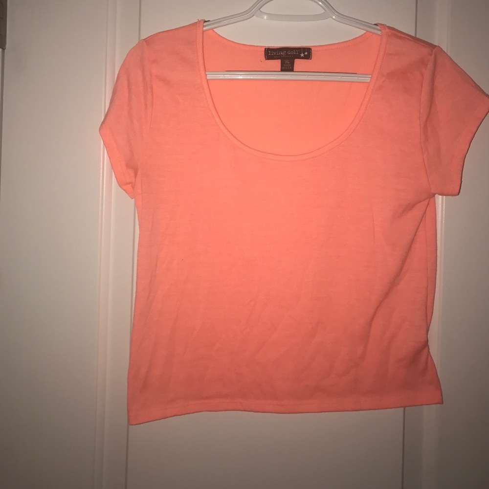 Neon crop top