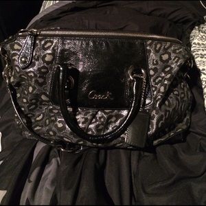 Coach cheetah print purse