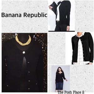 Banana Republic Cardigan with Pockets Button-down
