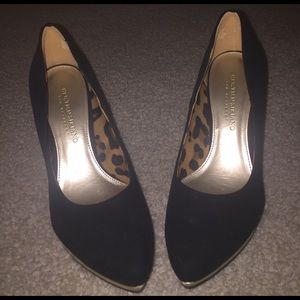 Black and Gold heels