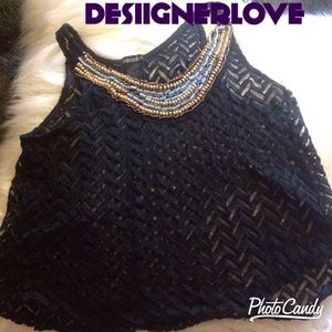Beaded Crop top