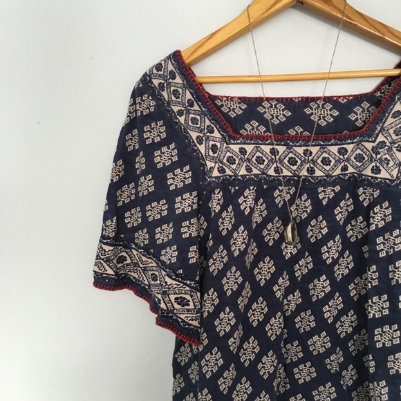 Lucky Brand Tops - Lucky Brand Boho Style 3/4 Bell Sleeves Top