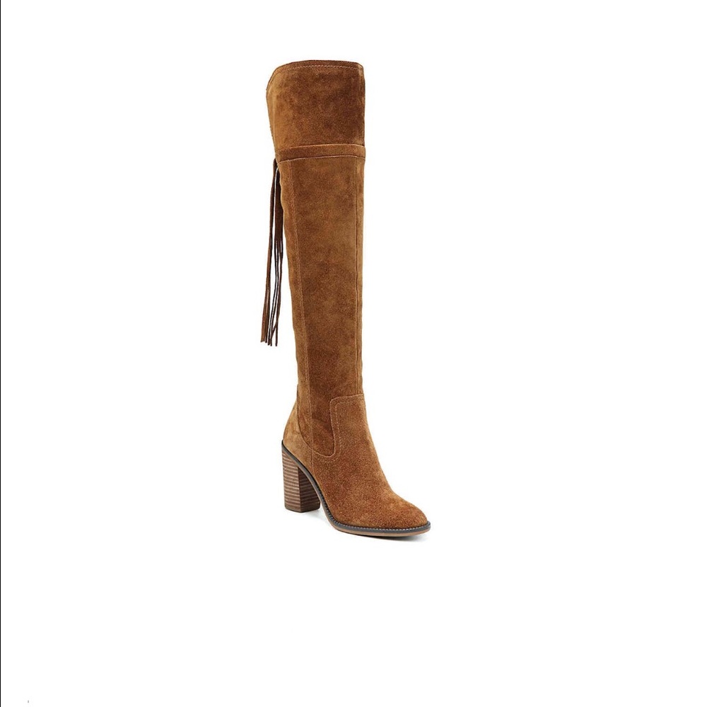 ***Franco Sarto Suede Over the Knee Boots***