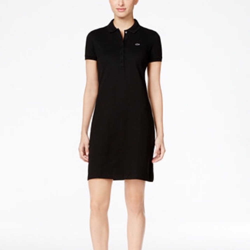 Lacoste short sleeve pique polo dress NWTS
