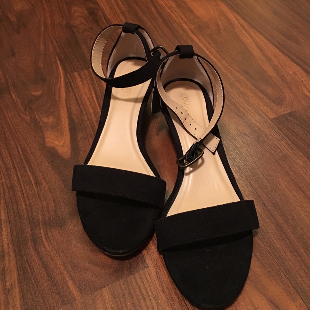 Black Strap Sandals