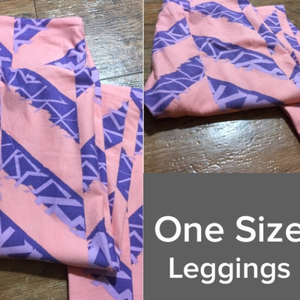 LulaRoe OS Leggings Pink and Purple!