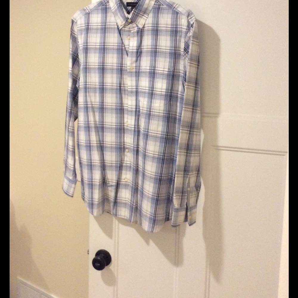 Banana Republic plaid button down