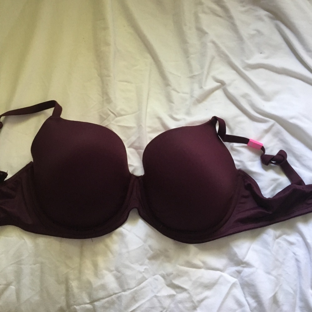Pink maroon bra