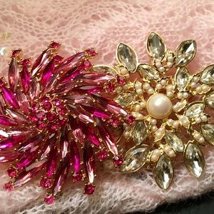 TALBOTS - 2 BROOCHES - this past season!