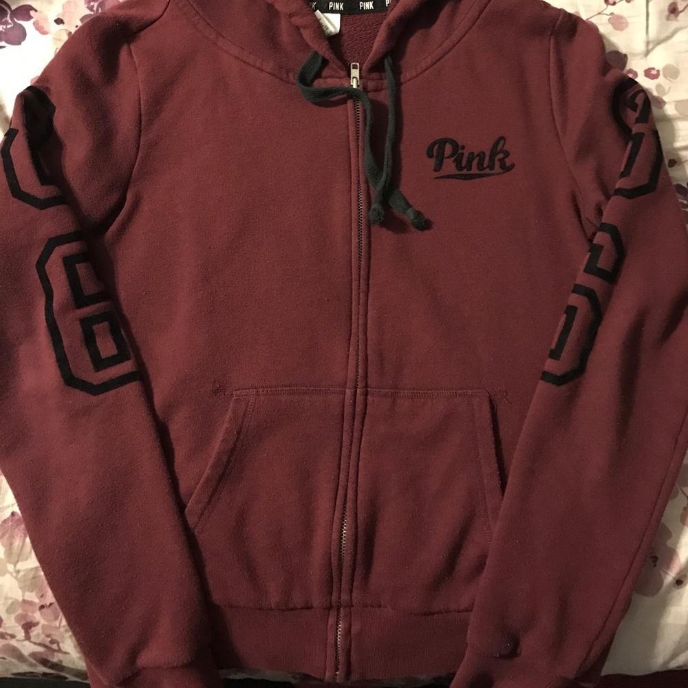 Pink hoodie