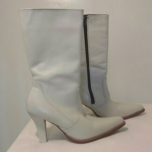 Womens vintage cowboy mod leather boots Sz 7 Used