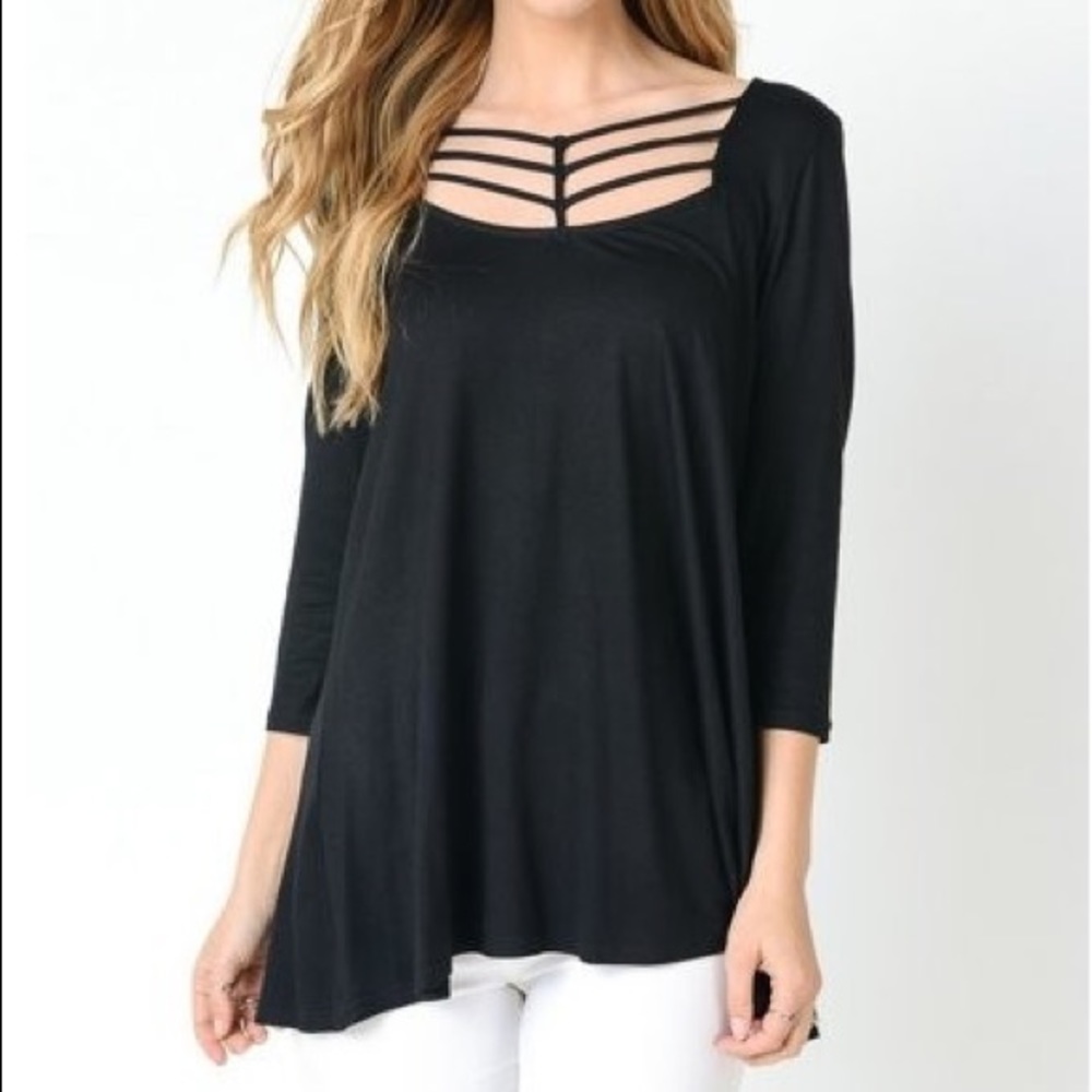 Strapped Neck Top