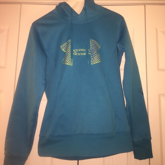 Coldgear Under Armour Women's Blue Storm Hoodie - Picture 1 of 4
