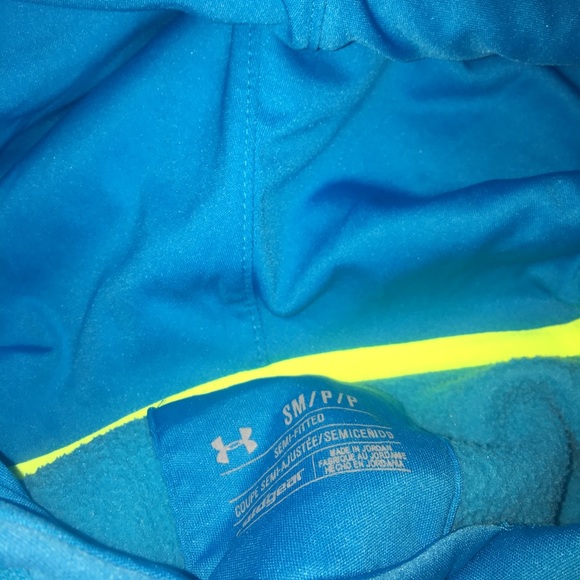 Coldgear Under Armour Women's Blue Storm Hoodie - Picture 2 of 4