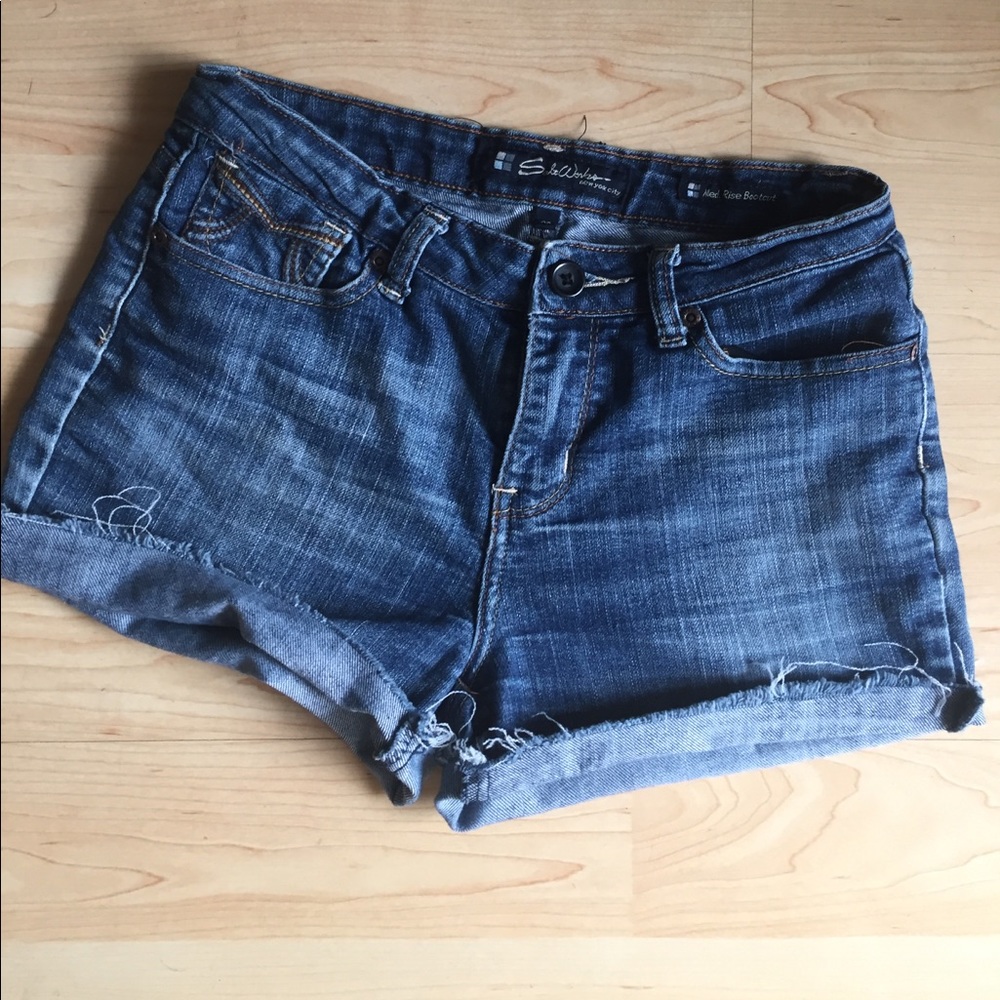 Salt Works NYC Med Rise Bootcut Waist / Cutoffs